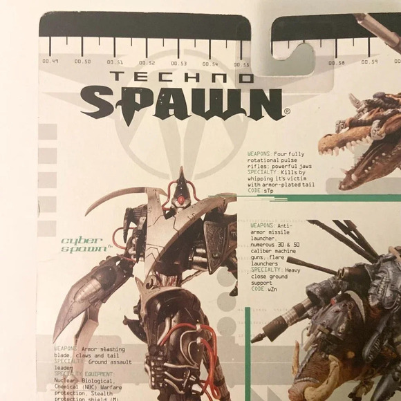 Vintage  1999 Techno Spawn Code Red Series 15 McFarlane Action Figure Gorilla - Picture 11 of 16